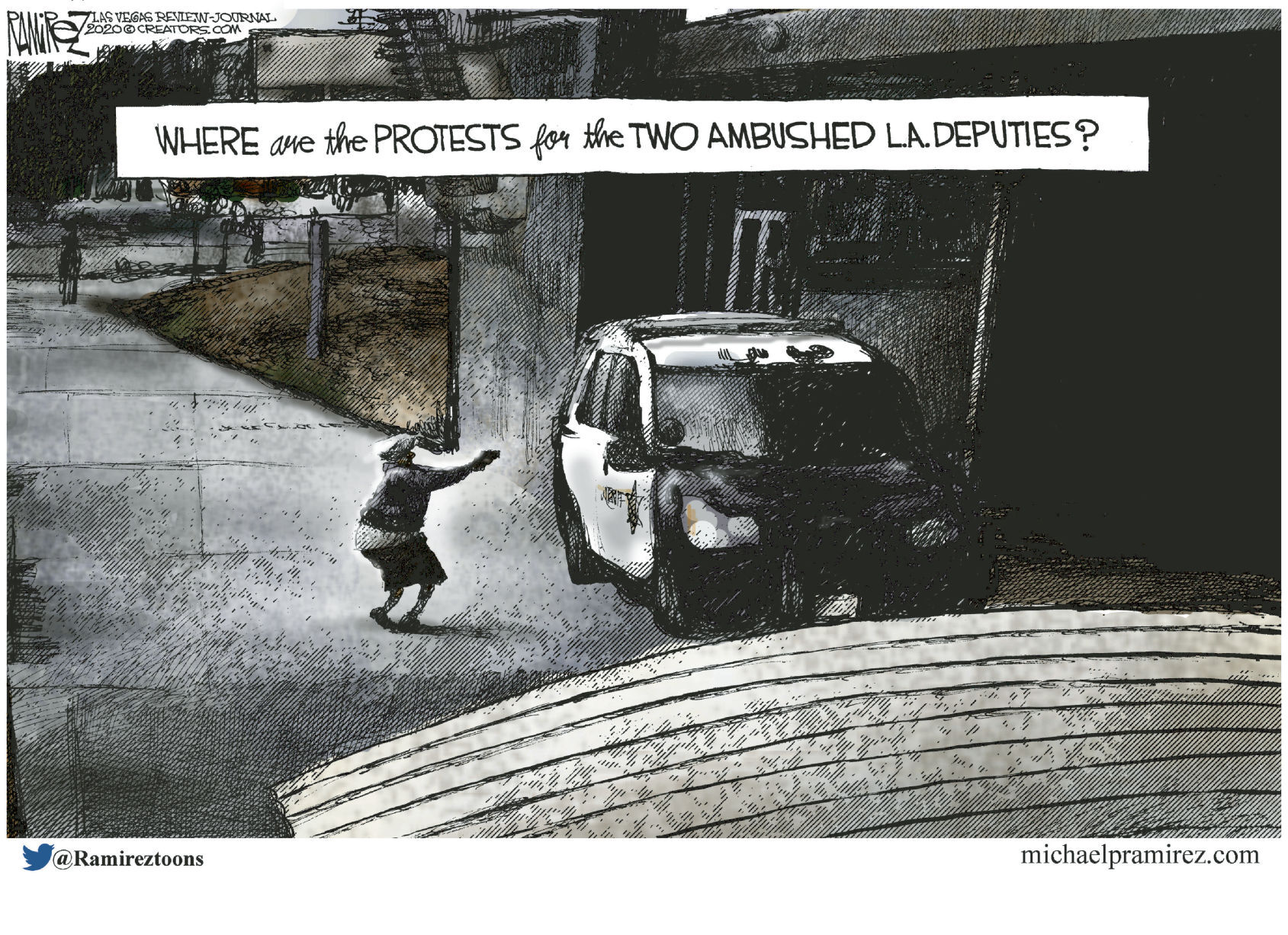Michael Ramirez cartoon 9/16
